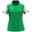 Afbeeldingen van Polo Dynamic damesmaten groen/wit/donkergroen